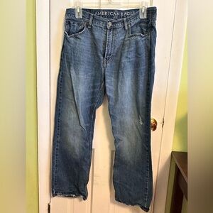 American Eagle Outfitters Men's Relaxed Denim Jeans